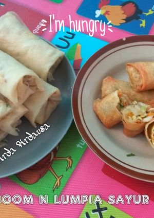 Foto resep Lumpia boom & lumpia sayur