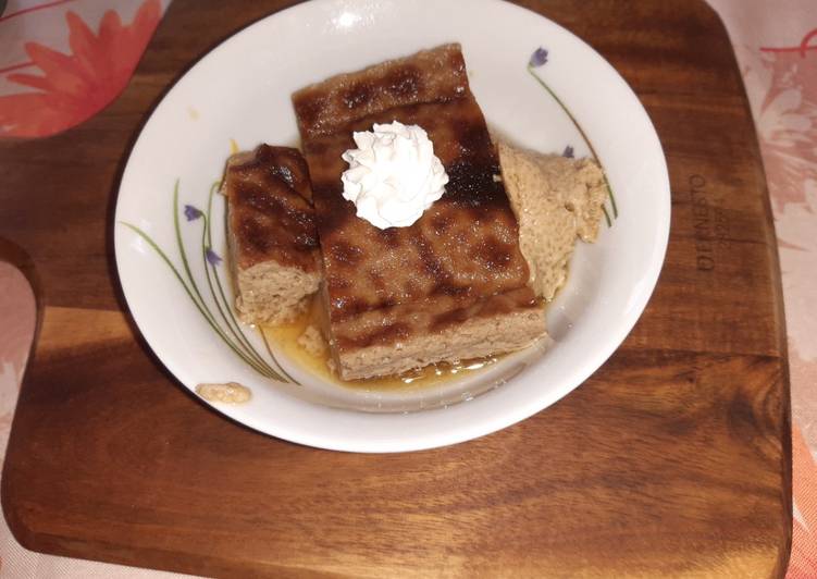 Flan café