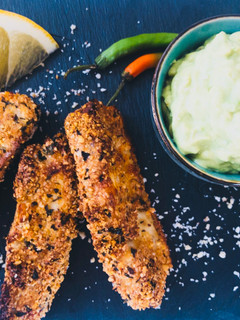 Quitschig-leckere Halloumi-Sticks Rezepthauptbild