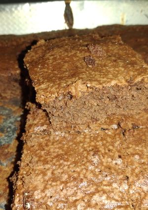 Una foto de Brownie de chocolate