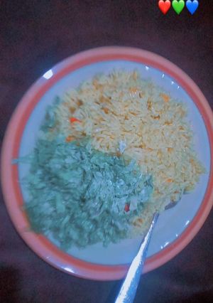 A picture of Jollof rice.