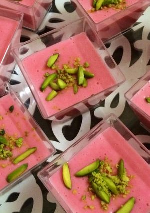 صورة لوصفة مهلبية الورد🌸
