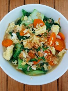 Foto resep Tumis Simpel WTP wortel-telur-pokcoy