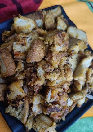 A picture of Brown Bread Poha.