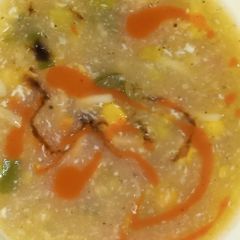 Vegetable Corn Soup A picture of Vegetable Corn Soup.