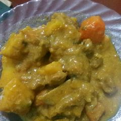 A picture of Chunky mutton stew.