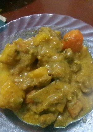 A picture of Chunky mutton stew.