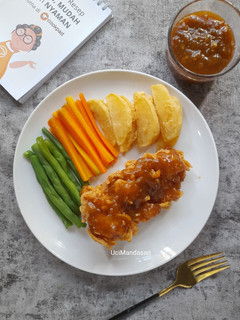 Foto resep Crispy Chicken Steak Brown Sauce