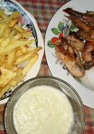 صورة لوصفة اجنحة دجاج بالفرن 😍😘
