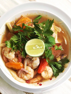 Foto resep Soup Tomyum Udang Kecombrang