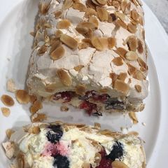 A picture of Summer Meringue Roulade.