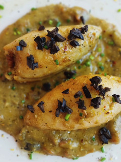 Foto principal de Calamares "caprese" en salsa pesto