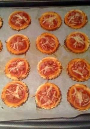 Una foto de Minis pizzas 