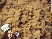 A picture of beef stroganoff slow cooker