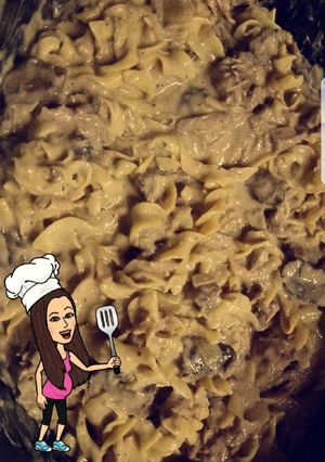 A picture of Crockpot Beef Stroganoff.