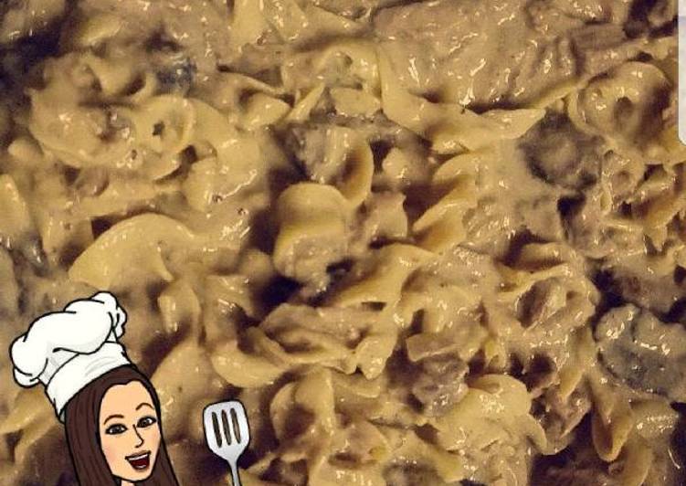 Recipe of Quick Crockpot Beef Stroganoff