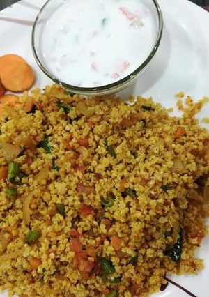A picture of Millets tawa pulao.