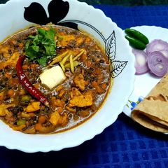 A picture of Dhaba Style Egg Dal Tadka.