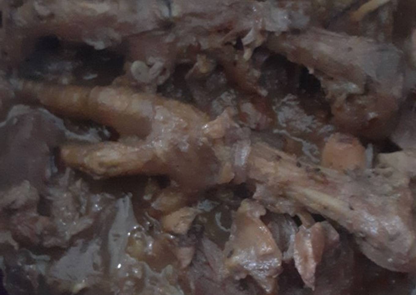 Gudeg ceker basah
