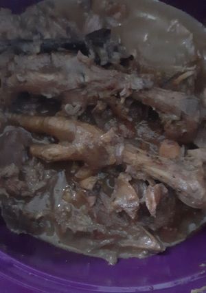 Foto resep Gudeg ceker basah