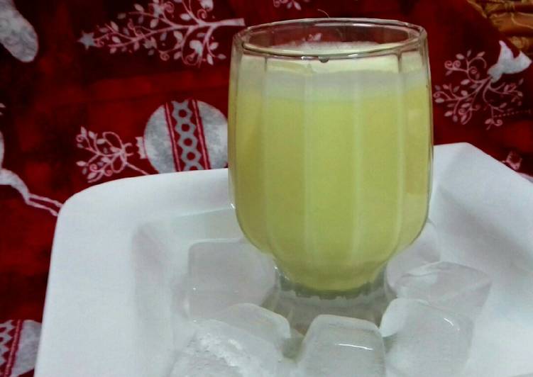 Step-by-Step Guide to Make Award-winning Chilled Pineapple lassi #Drink_Competition #Iftaar_Competition
