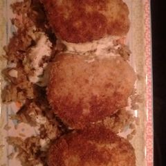 A picture of Herb and Cheese Stuffed Pork Chops.