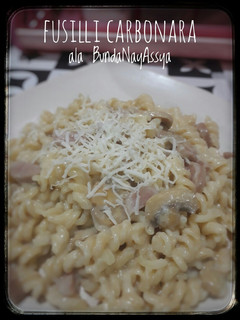 Foto resep Fusilli Carbonara ala BundaNayAssya