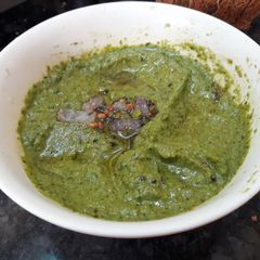 Curry leaves thuvayal A picture of Curry leaves thuvayal.