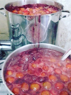 Una foto de Colada morada