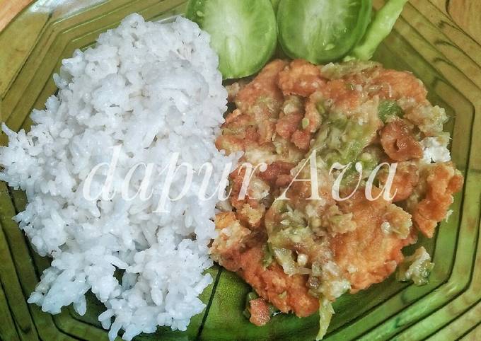 Ayam Geprek Cabe Ijo