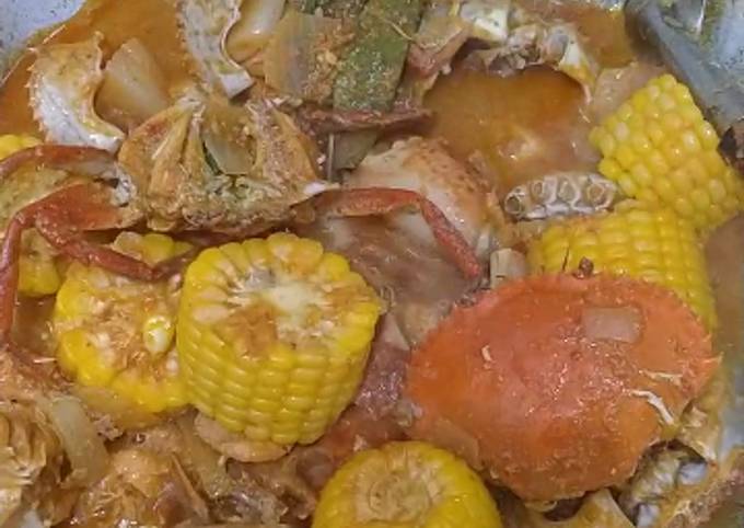 Resep Kepiting mix kepiting saus padang Anti Gagal