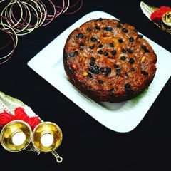 A picture of Banana peanut cake.