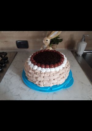 O poză a rețetei Tort cu vișine și ciocolată!.