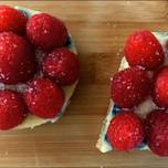 How to make berries cream cheese tart/Tarte de baies
