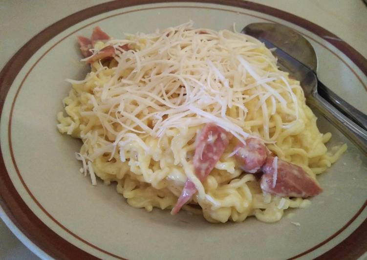 Resep Noodle Carbonara yang Lezat