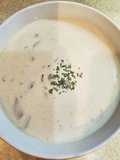 شوربة الفِطر مع كريما الطبخ
