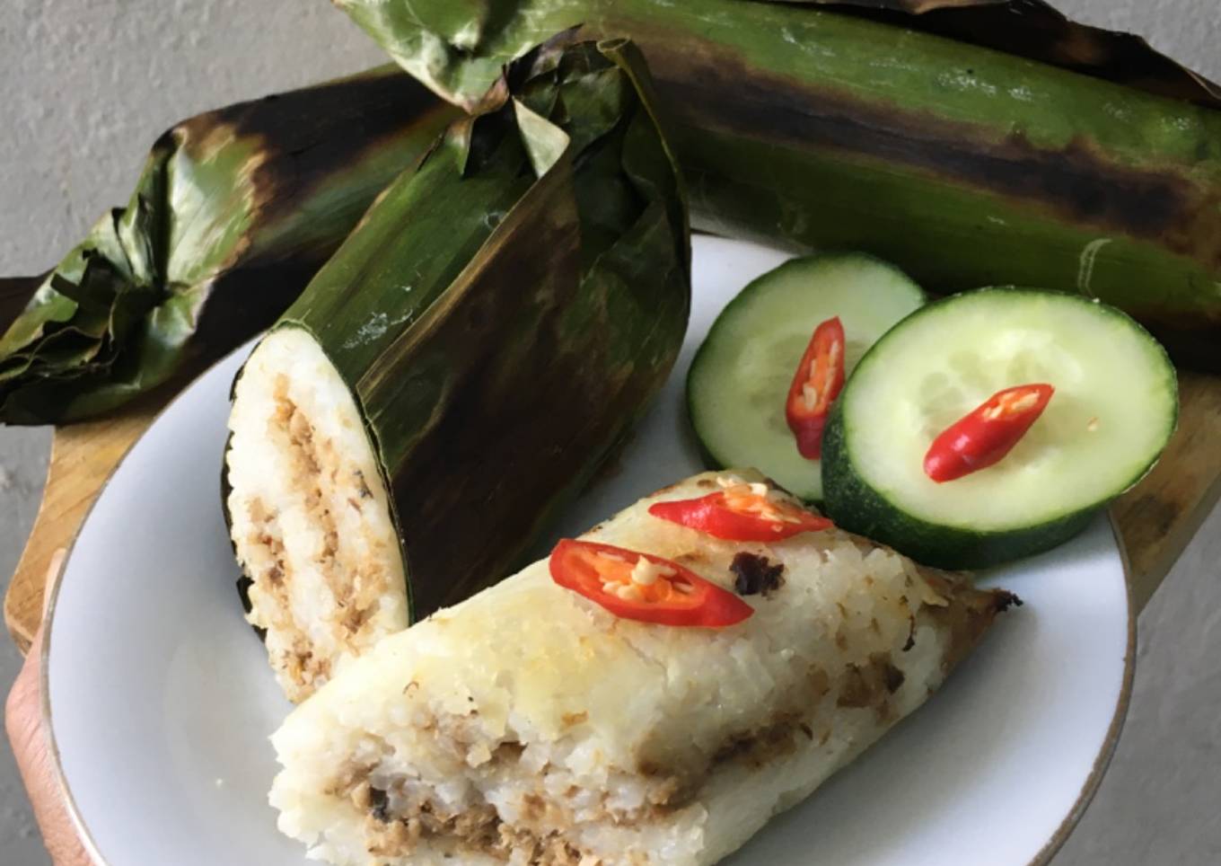 Nasi Bakar Ikan Tuna