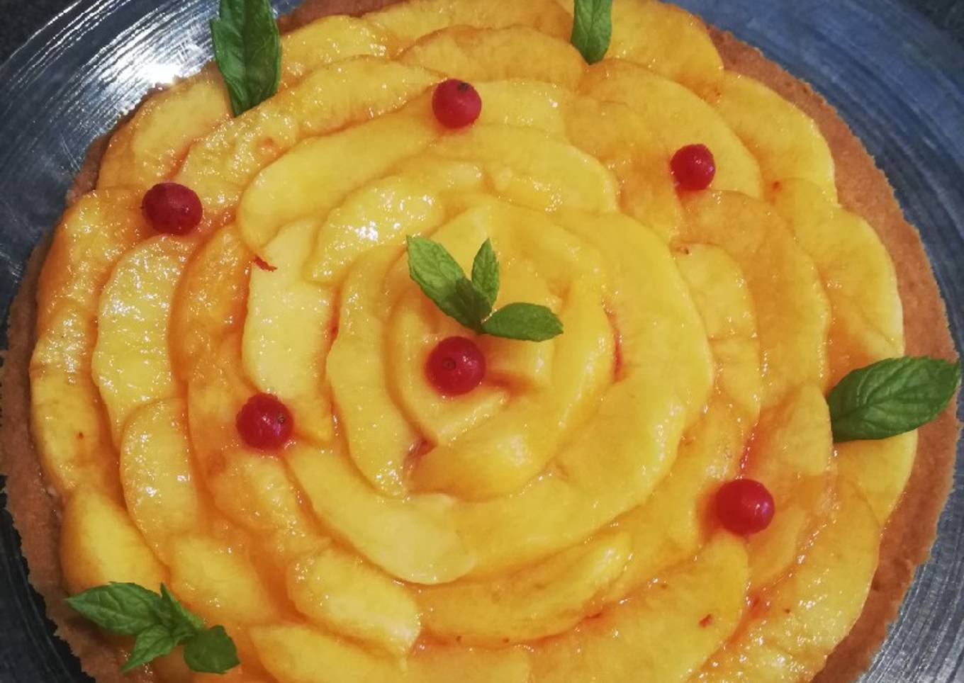 Tarte aux nectarines