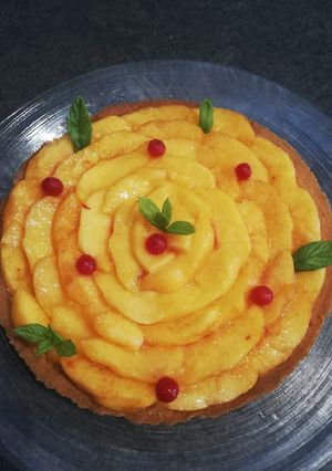 Une photo de Tarte aux nectarines