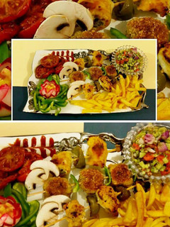 عکسی از دستور جوجه رولی و قارچ سوخاری