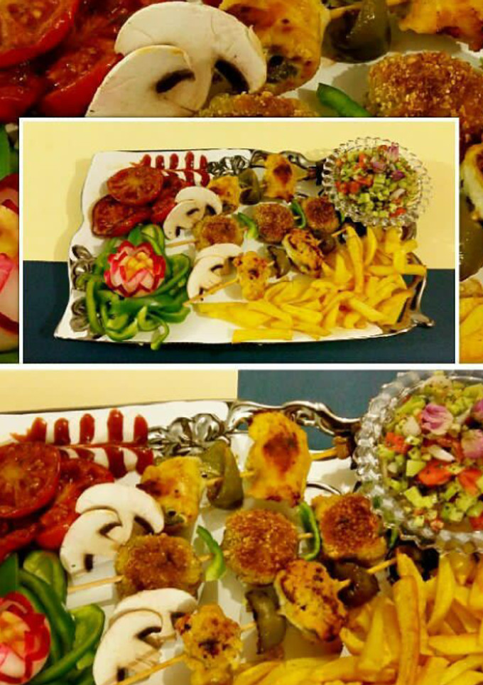 عکسی از دستور جوجه رولی و قارچ سوخاری