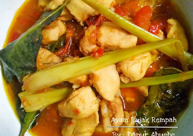 Resep Ayam Rujak Rempah, Sempurna