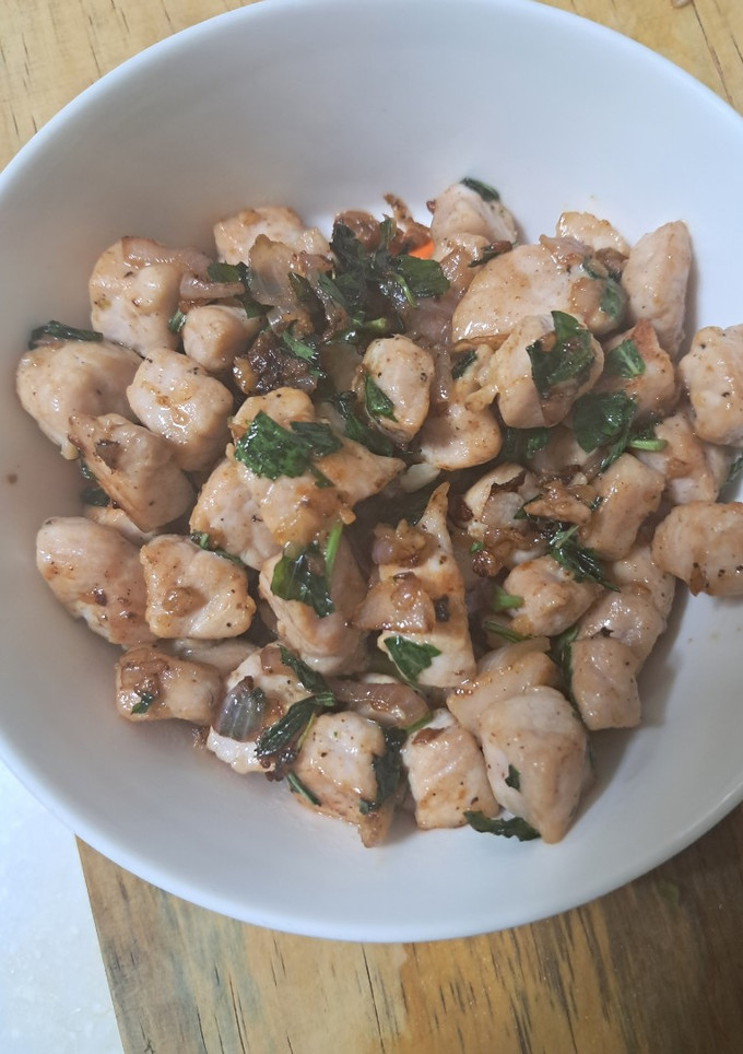 Hình của món Thịt heo rang.