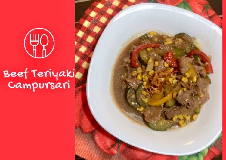 Resep Beef teriyaki campursari yang Lezat