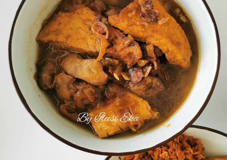 Semur Tahu & Ati Ayam