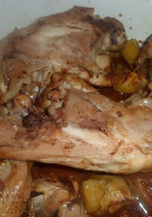 Una foto de Pollo a la italiana al horno.