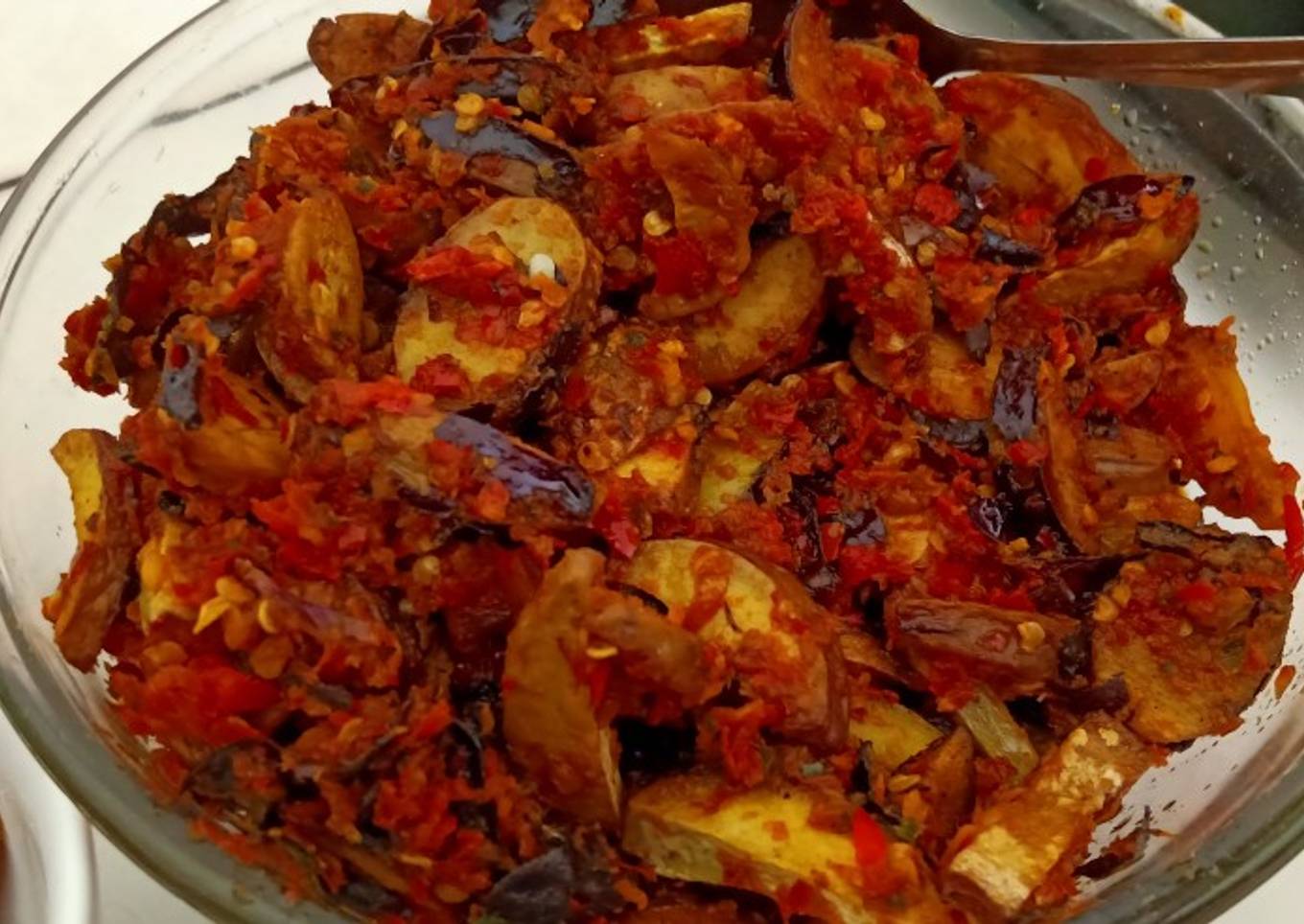 Tumis jengkol pedas