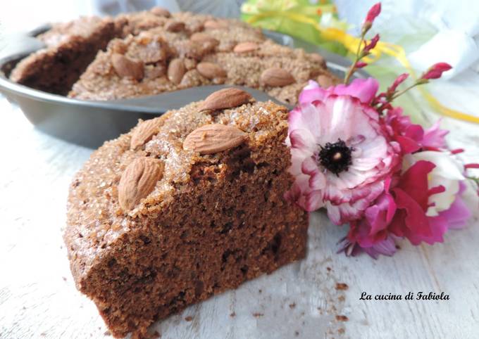 Colomba integrale al cacao e caffè con zucchero di canna(senza burro e lievitazione)