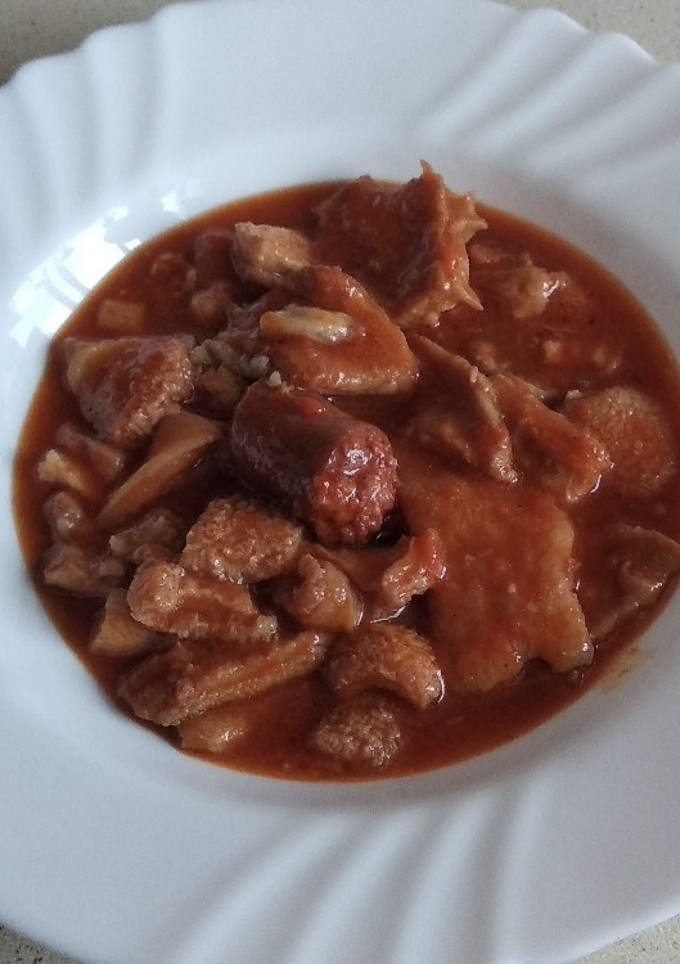 Una foto de Callos con chorizo
