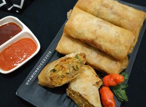 Foto resep 13.32 Spring Roll Filled with Mashed Tempe / Lumpia isi Tempe